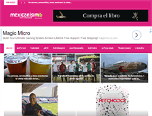 Tablet Screenshot of mexicanisimo.com.mx